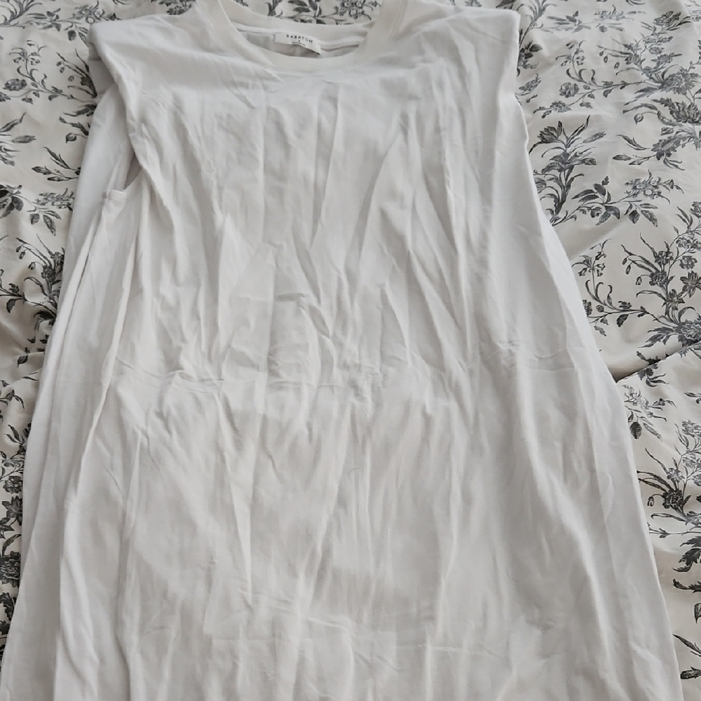 Babaton White Sleeveless DRESS
